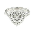 Zonder Minimumprijs - Bibigi - Ring - 18 karaat Witgoud, Handtassen en Accessoires, Ringen, Nieuw