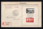 Zwitserland 1942 - Pro Patria op aangetekende brief met, Timbres & Monnaies, Timbres | Europe | Belgique