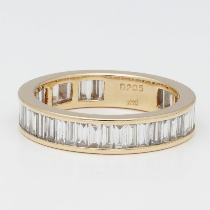 Ring - 18 karaat Geel goud Diamant (Natuurlijk), Bijoux, Sacs & Beauté, Bagues
