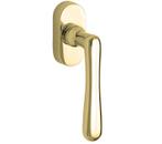 Draaikiepgarnituur Linea/Elegant messing ongelakt, Doe-het-zelf en Bouw, Nieuw, Overige materialen, Klink of Kruk