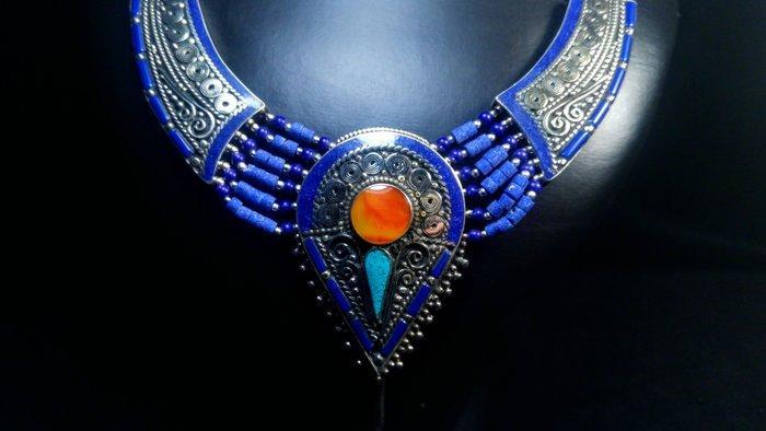 Berberse halsketting - Halsketting, Antiek en Kunst, Curiosa en Brocante