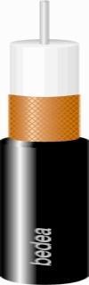 Bedea RG59 Coaxial Cable - 803559 [100 Mètres], Doe-het-zelf en Bouw, Elektriciteit en Kabels, Verzenden, Nieuw