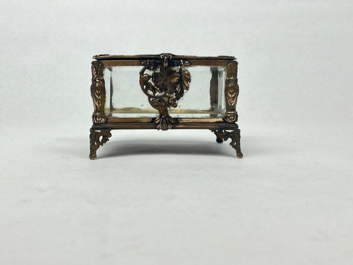 Doos - Juwelendoos - scarabee, , Libelle en florale, Antiquités & Art, Art | Objets design