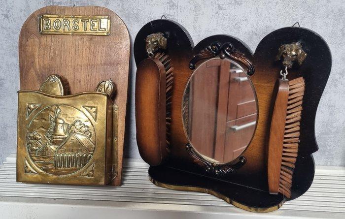 Décoration murale (2) - Pays-Bas - 2 ensembles de brosses, Antiek en Kunst, Curiosa en Brocante