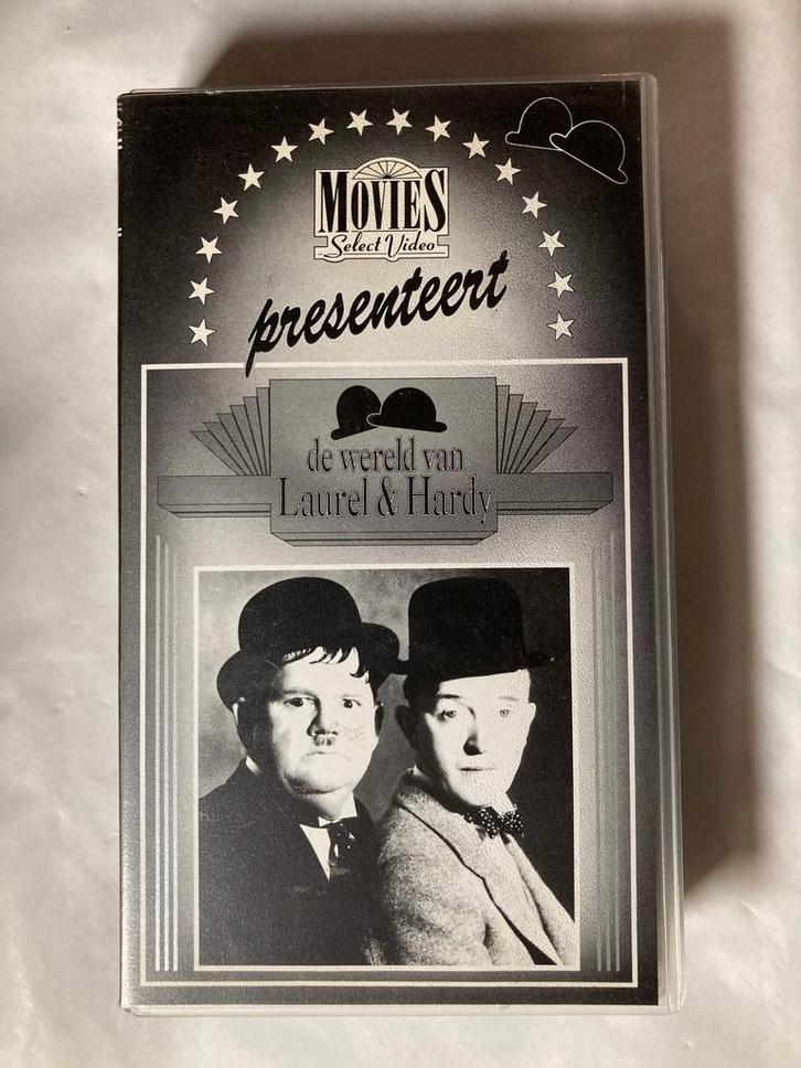 DE WERELD VAN LAUREL & HARDY (VHS), Cd's en Dvd's, VHS | Film, Gebruikt