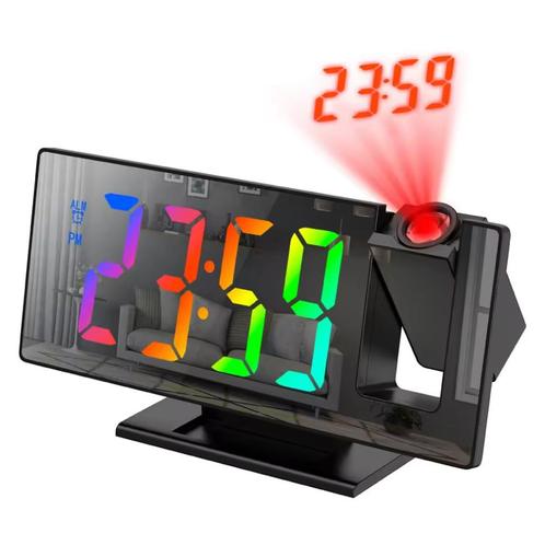 Digitale Wekker met Projectie - Alarm Klok Temperatuur, Elektronische apparatuur, Wekkers, Nieuw, Verzenden
