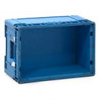 Stapelbak kunststof  L: 600, B: 400, H: 280 (mm) blauw, Bricolage & Construction, Casiers & Boîtes, Ophalen of Verzenden