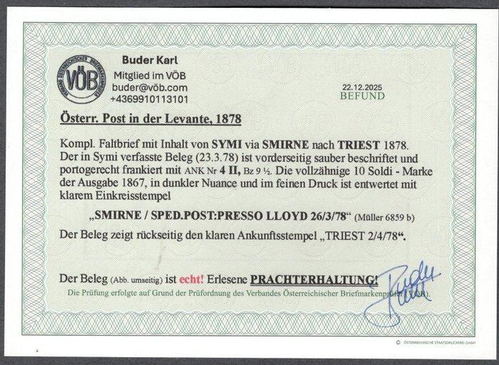 Levant (Oostenrijks postkantoor) - Oostenrijk Levant 1878,, Timbres & Monnaies, Timbres | Europe | Autriche