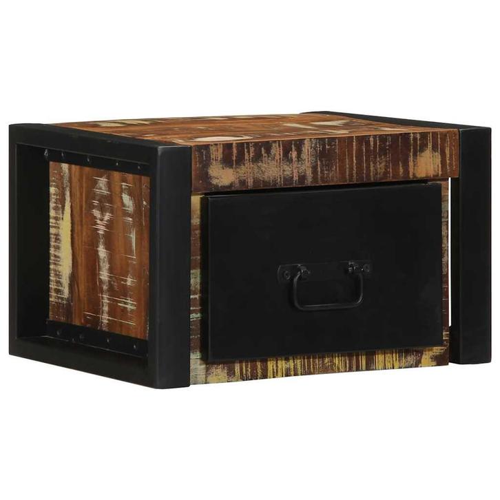 vidaXL Nachtkastje 40x35x25 cm massief gerecycled hout, Huis en Inrichting, Slaapkamer | Nachtkastjes, Nieuw, Verzenden