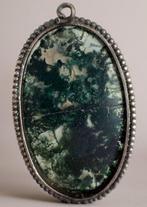 Zilver, Curieuze Victoriaanse hanger in massief zilver en