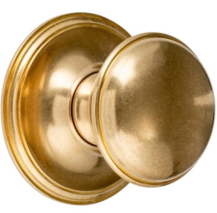 Voordeurknop Paddenstoel 70mm messing antiek, Doe-het-zelf en Bouw, Hang- en Sluitwerk, Klink of Kruk, Nieuw, Overige materialen