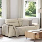 vidaXL 2-zitsbank 140 cm linnen, Huis en Inrichting, Verzenden, Nieuw