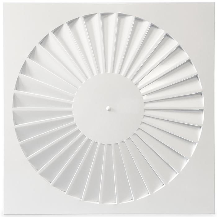 Wervelrooster voor inleg systeemplafond 595 x 595mm, Doe-het-zelf en Bouw, Ventilatie en Afzuiging, Nieuw, Verzenden