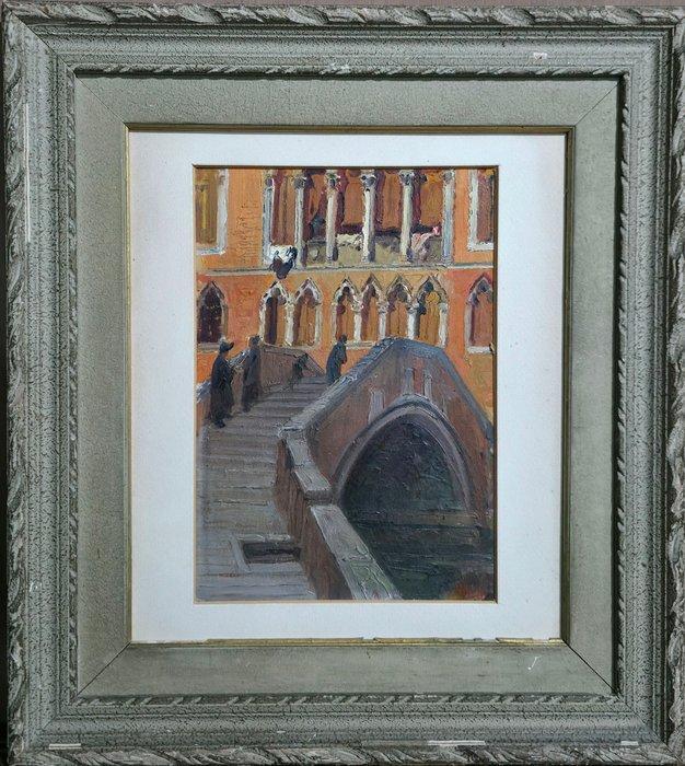 Luca Albino (1884-1952) - Venezia, Antiquités & Art, Art | Peinture | Classique