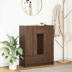 vidaXL Dressoir met lades en deuren 73x31x90 cm bruin eiken, Verzenden, Nieuw