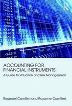 Accounting for Financial Instruments 9781138237599, Boeken, Verzenden, Gelezen, Emanuel Camilleri