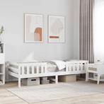 Stevig Bedframe 140x200 | OP = OP | 40% Voordeel!, Huis en Inrichting, 100 cm, Eenpersoons, Verzenden, Wit