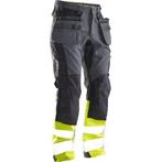 Jobman 2134 pantalon dartisan core stretch hi-vis c150 gris, Bricolage & Construction