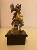 UNOAERRE - Figuur - Statuetta samurai in armatura su base -, Antiek en Kunst, Antiek | Zilver en Goud