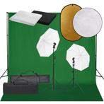 vidaXL Fotostudioset met verlichtingsset, achtergrond en, Audio, Tv en Foto, Fotografie | Fotostudio en Toebehoren, Verzenden