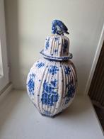 Vase avec couvercle - Faïence de Delft, Antiquités & Art