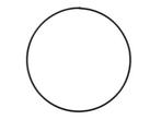 Metalen ring 30 cm zwart gelakt  ideaal voor workshops en, Huis en Inrichting, Nieuw