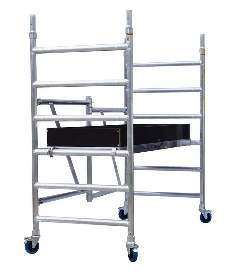 Kamersteiger - max. 290 cm werkhoogte - opvouwbaar, Doe-het-zelf en Bouw, Steigers, Nieuw, Ophalen of Verzenden