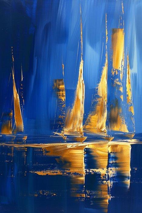 Eric Lespinasse - #22 - Regatta - XXL, Antiquités & Art, Art | Peinture | Moderne