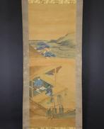 rouleau suspendu signé « Tosa-no-Kami Fujiwara no Mitsunari