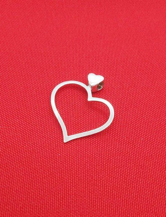 Hanger - 19.2 kt. Witgoud, Handtassen en Accessoires, Antieke sieraden