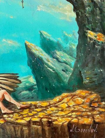 Nikolay Gorovoy (1953) - The Fall of Icarus, Antiek en Kunst