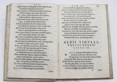 Tibullo / Manuzio - Tibullus, M. Antonii Mureti - 1562, Antiek en Kunst, Antiek | Boeken en Manuscripten