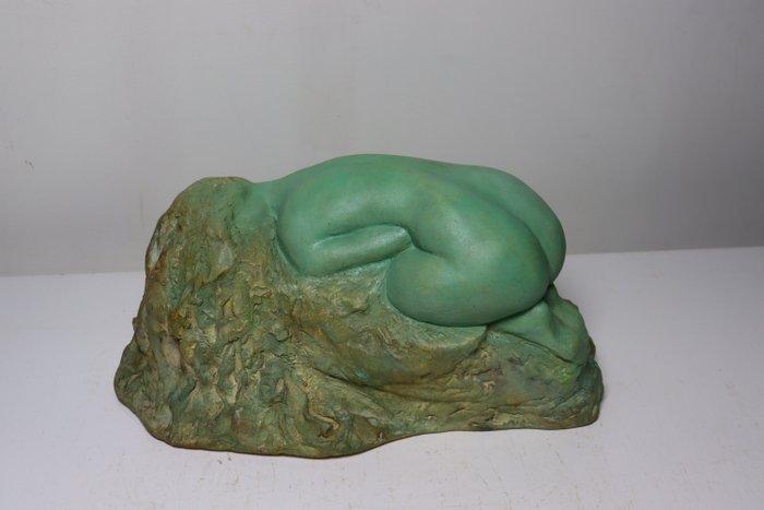 Chantalle Smeets - Sculpture, Overgave aan de Natuur - 20 cm, Antiek en Kunst, Antiek | Glaswerk en Kristal