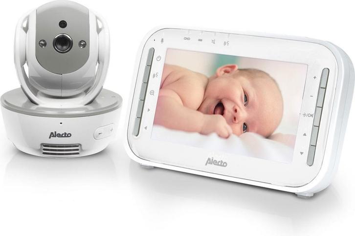 Alecto DVM200MGS - Babyfoon met Camera - Temperatuurweergave, Kinderen en Baby's, Babyfoons, Nieuw, Verzenden