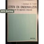 Leren en onderwijzen 9789033416378 Standaert, Boeken, Verzenden, Gelezen, Standaert