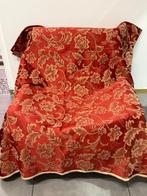 Tissu jacquard floral pour tapisserie – motif ornemental à, Antiek en Kunst