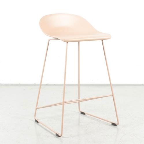 Barkruk Sölvesborg, taupe, buisframe onderstel, Huis en Inrichting, Stoelen, Gebruikt, Ophalen of Verzenden