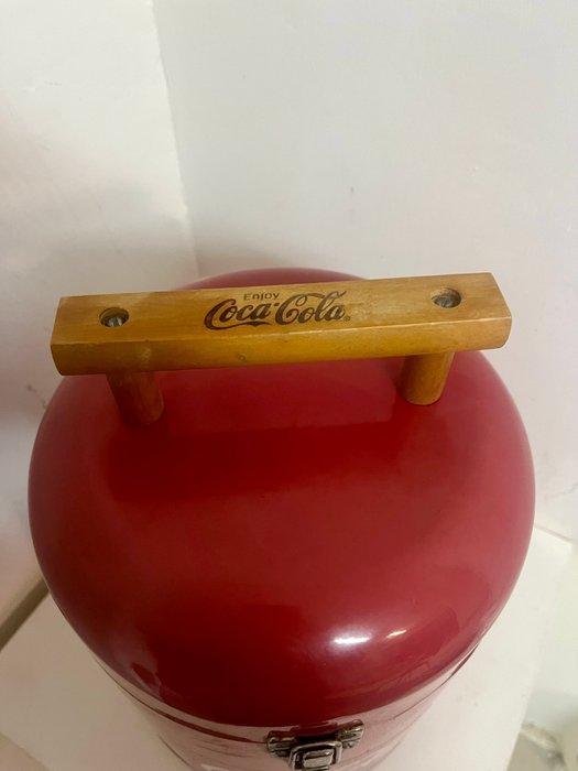 Coca-Cola - Coca-Cola thermische container - Reclamebord -, Antiek en Kunst, Antiek | Wandborden en Tegels