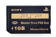 Sony Memory Stick Pro Duo 1GB MagicGate Zwart/Blauw, Games en Spelcomputers, Spelcomputers | Sony PSP, Zo goed als nieuw, Ophalen of Verzenden