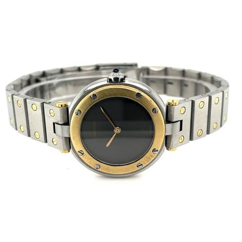 Cartier Santos Ronde 8191 uit 2000, Handtassen en Accessoires, Horloges | Dames, Verzenden