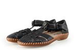 Rieker Sandalen in maat 37 Zwart, Kleding | Dames, Schoenen, Verzenden, Zwart, Sandalen of Muiltjes, Zo goed als nieuw