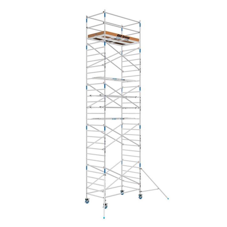 EURO Rolsteiger 135 x10.2 mtr werkhoogte, Doe-het-zelf en Bouw, Steigers, Rolsteiger of Kamersteiger, Nieuw, 5 meter of hoger
