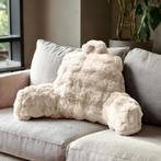 Coussin de lecture Pompom Fur - blanc crème - 34 x 50 cm, Verzenden