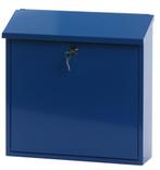 Wandbrievenbus Malagan Blauw