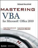 Mastering VBA for Office 2010  Richard Mansfield  Book, Richard Mansfield, Verzenden