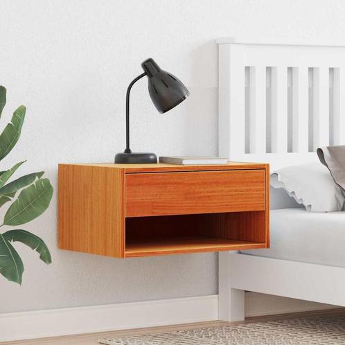 vidaXL Nachtkastje 2 pcs Wasbruin 50 x 32,5 x 24 cm Massief, Huis en Inrichting, Slaapkamer | Nachtkastjes, Nieuw, Verzenden