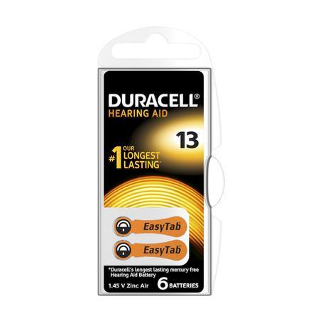 Duracell ActivAir Type 13 (oranje) 1.45V Gehoorapparaat b..., TV, Hi-fi & Vidéo, Batteries, Envoi