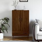 vidaXL Hoge kast 69,5x31x115 cm bewerkt hout bruin, Huis en Inrichting, Kasten | Dressoirs, Nieuw, Verzenden