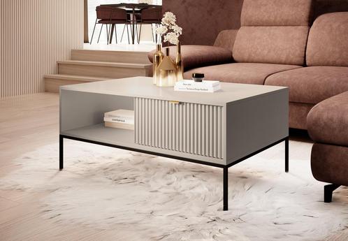 Meubella Salontafel Navil groen goud 104 cm, Huis en Inrichting, Tafels | Salontafels, Nieuw, 50 tot 100 cm, Minder dan 50 cm