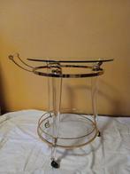 Table dappoint - Verre, Acrylique, Laiton, Maison & Meubles